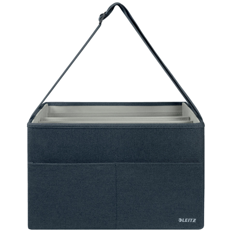 Laptoptasche kompakt, aus Stoff, faltbar, 3 Fächer, samtgrau LEITZ 6576-00-89 LEITZ 6576-00-89 Fabric 8kg 200x210x355