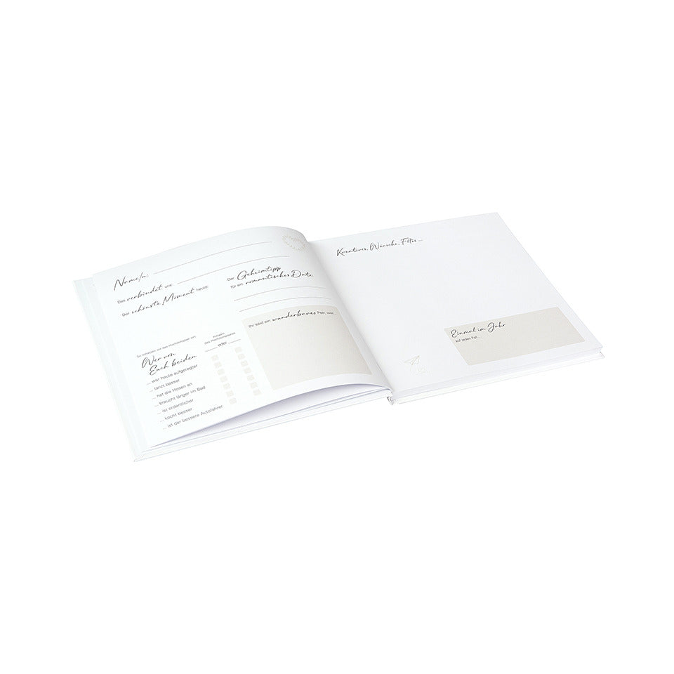 Hochzeits-Gästebuch Blütenliebe, 24,5 x 22,5 cm, 100 Seiten, weiß GOLDBUCH 50 044 GOLDBUCH 50 044 24,5x22,5cm