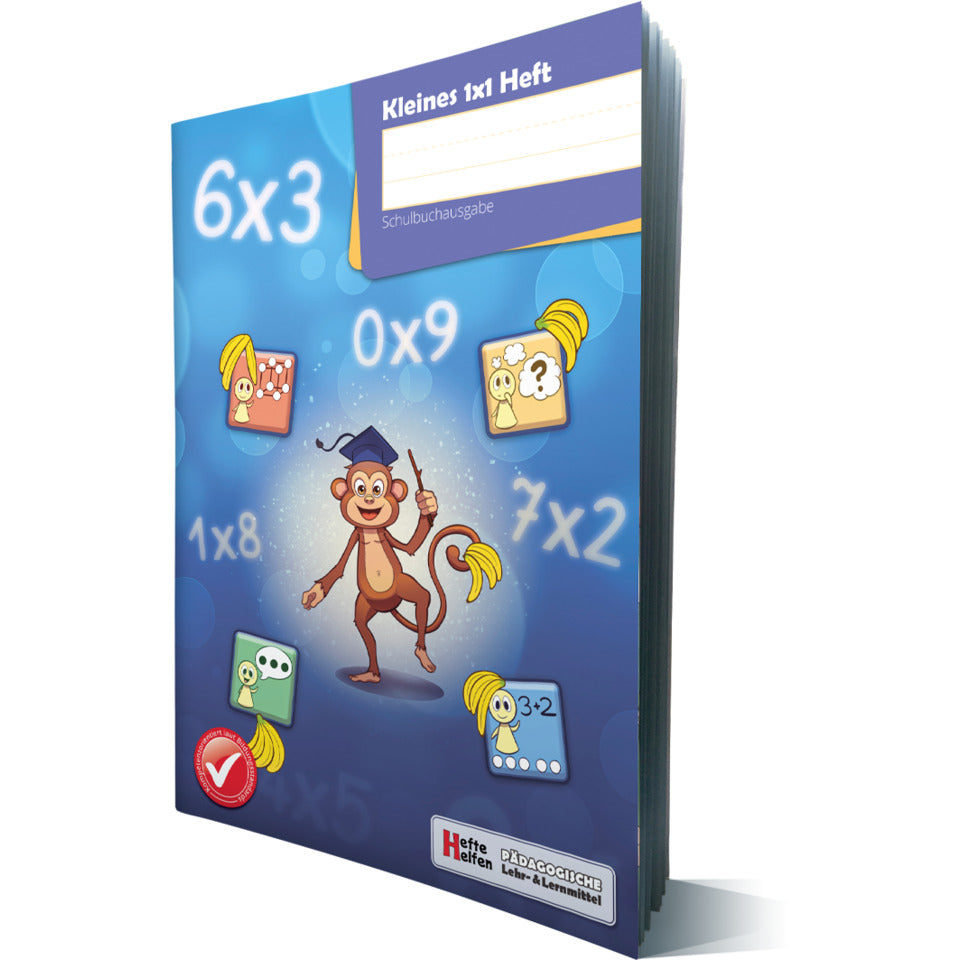 Kleines 1x1 Heft - Multiplizieren/Dividieren, A4, 48 Seiten HEFTE HELFEN 4002-0566 HEFTE HELFEN 4002-0566 A4 64 Seiten