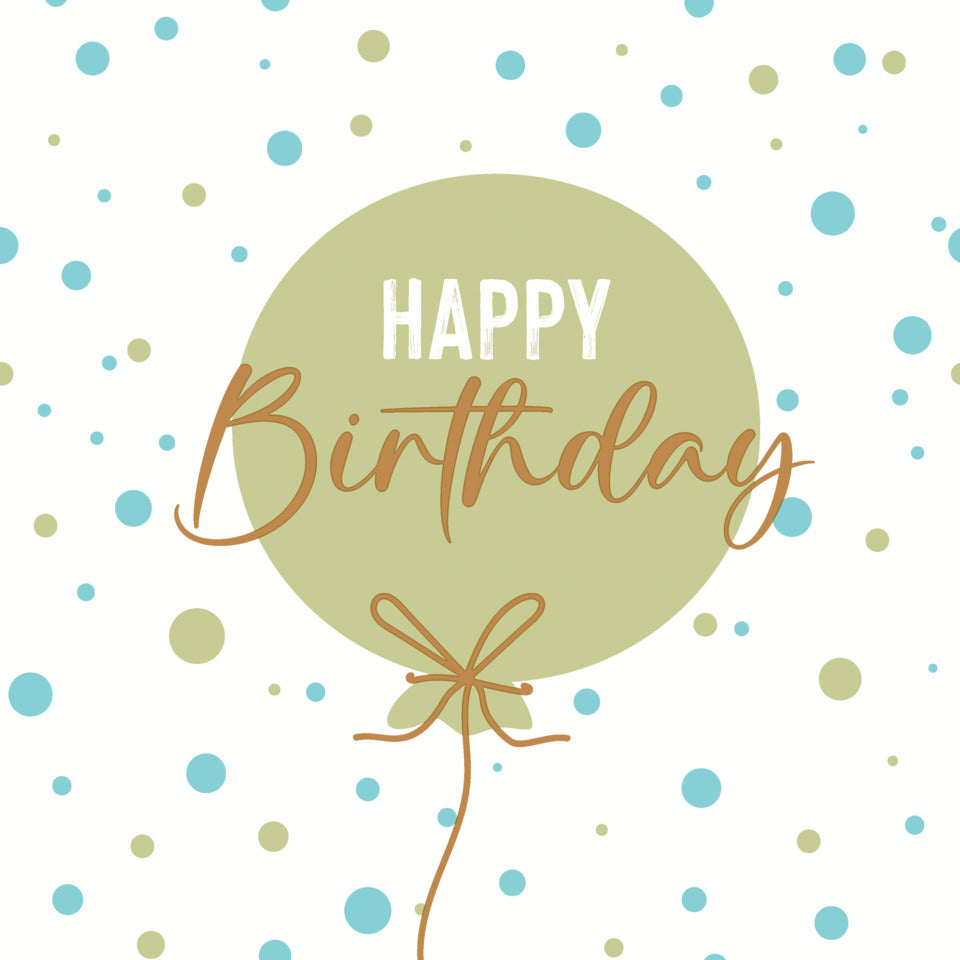 Motivserviette Geburtstag, 33 x 33 cm, 3-lagig, 20 Stück PAPER+DESIGN 212043 PAPER+DESIGN 212043  3lagig