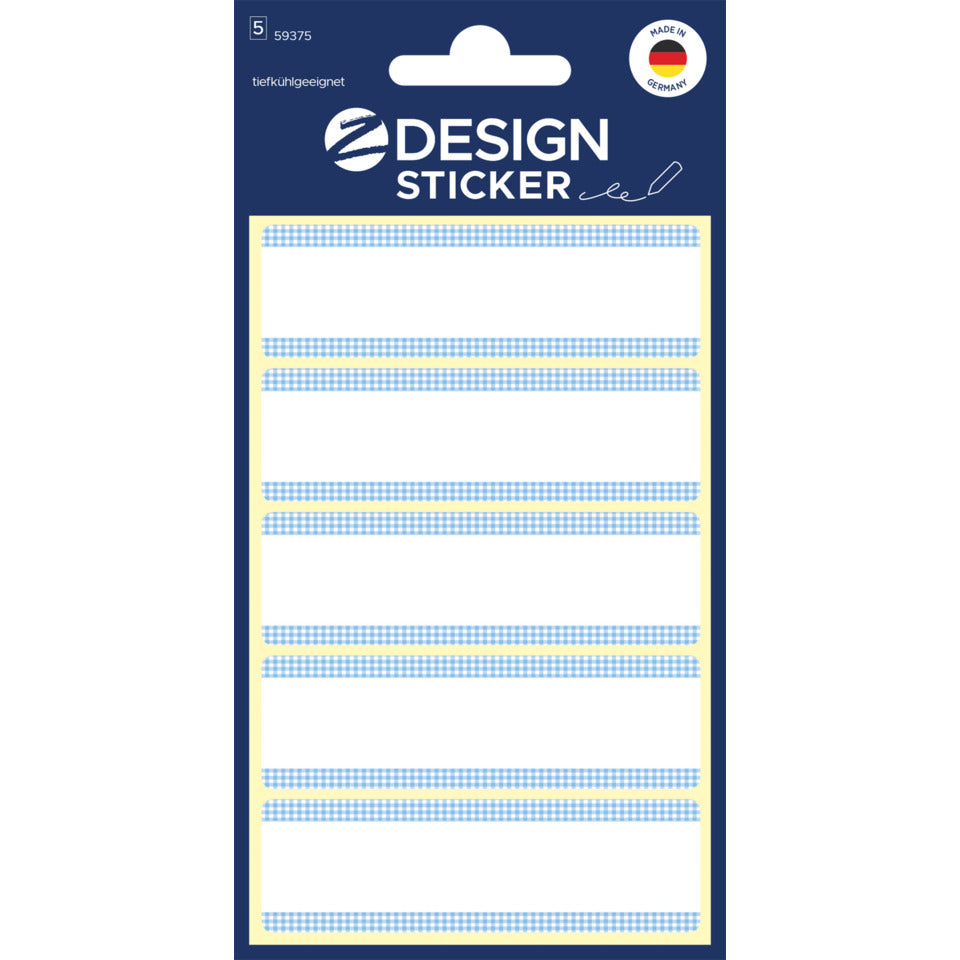 Tiefkühl-Etiketten, 79x22mm, 25 Stück, blau AVERY ZWECKFORM 59375 ZWECKFORM 59375  Z-Design