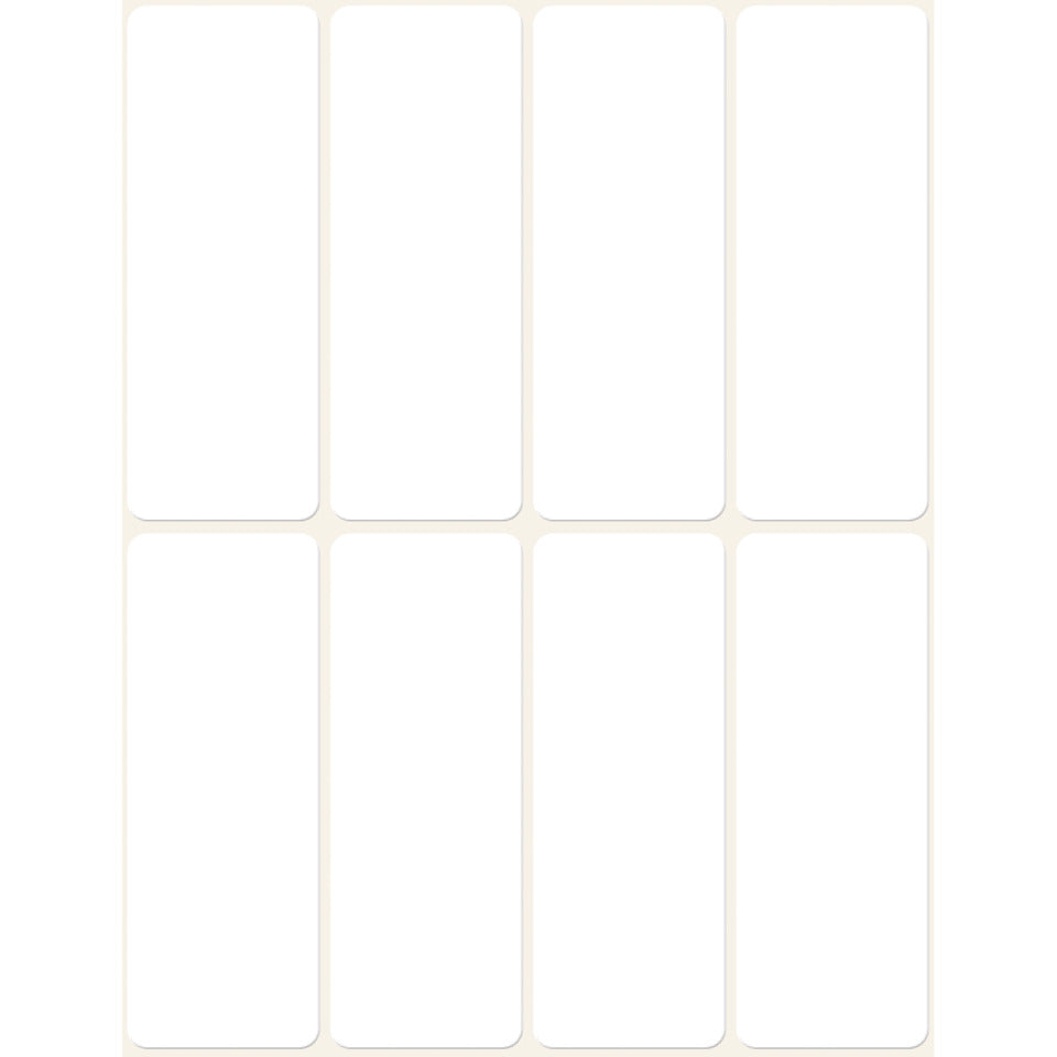 Vielzwecketiketten, 50x19mm, 48 Stück, weiß AVERY ZWECKFORM 3079