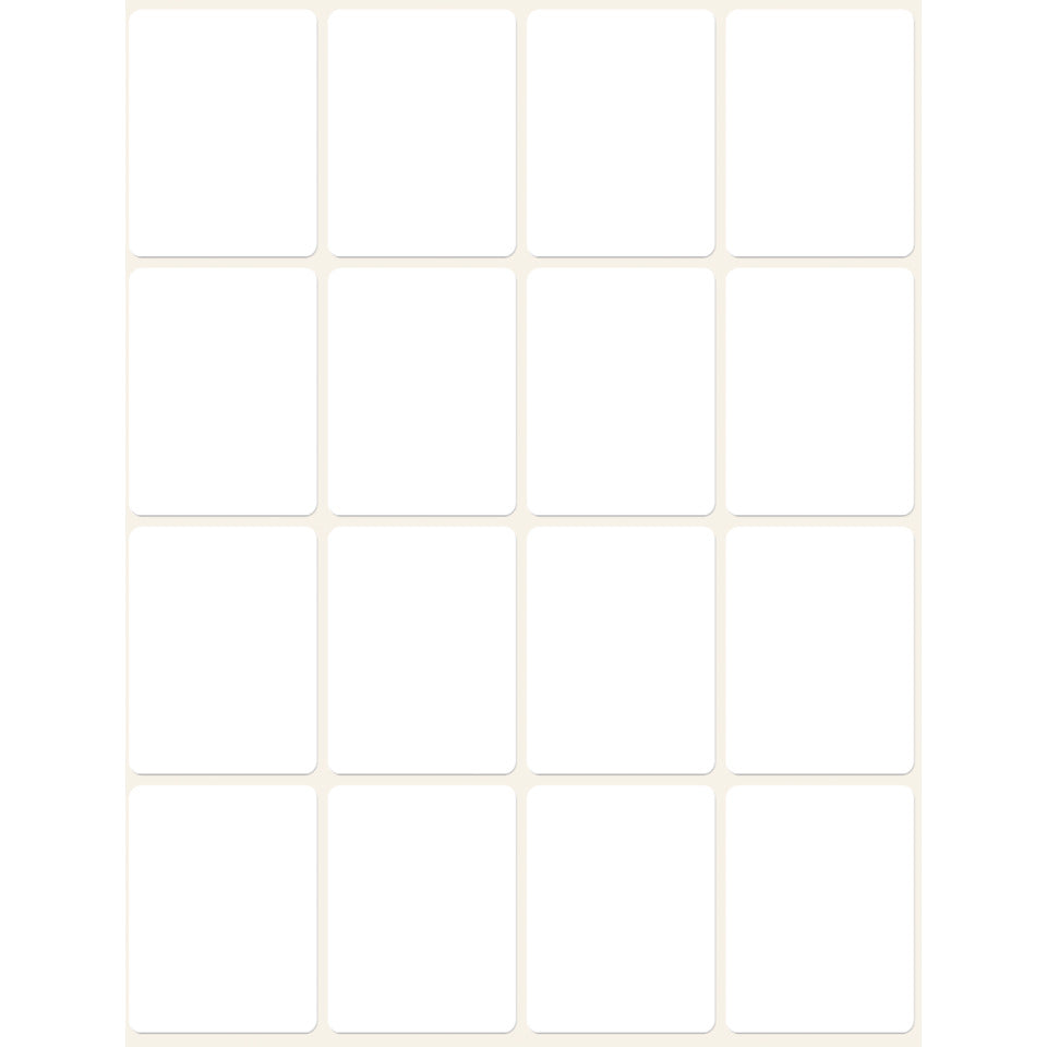 Vielzwecketiketten, 38x29mm, 384 Stück, weiß AVERY ZWECKFORM 3326