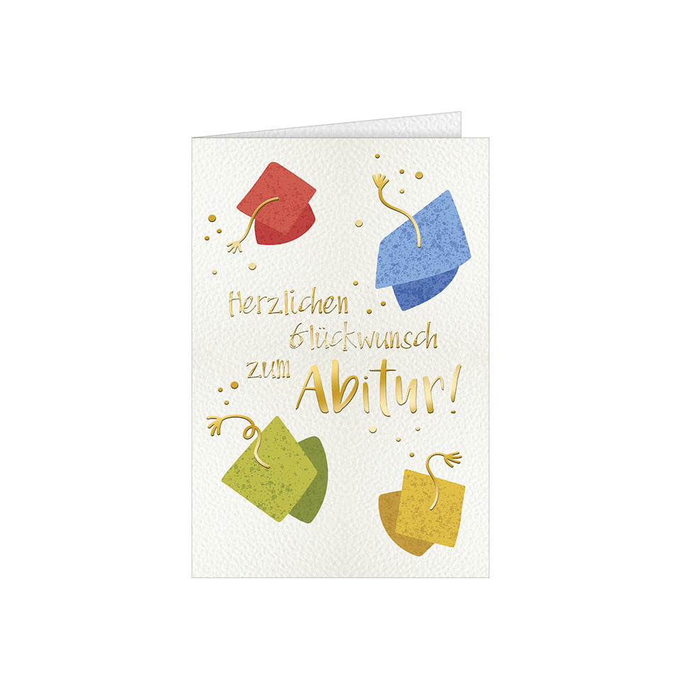 Karte zum bestandenen Abitur, 11,5 x 17 cm HANRA 64-10010 HANRA 64-10010 Bild