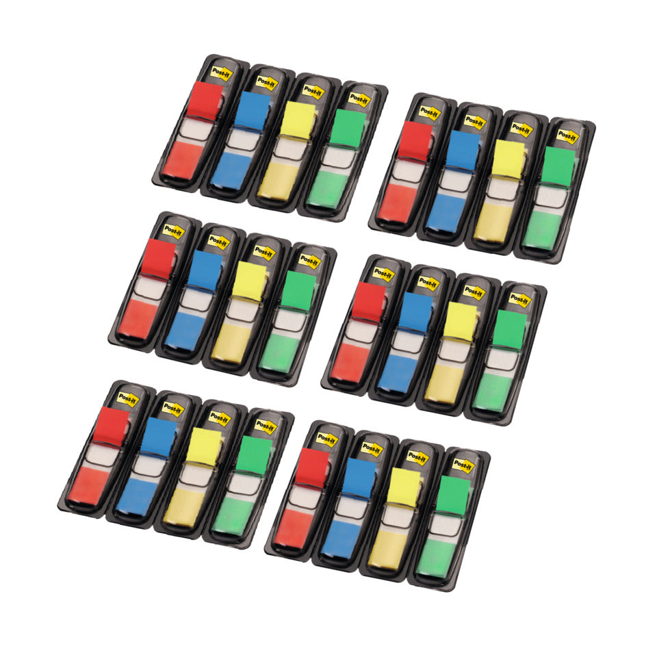 Haftstreifen Index Mini, 11,9 x 43,2 mm, 4 Sets blau, gelb, grün, rot je 35 Haftstreifen + 2 Sets Gratis POST-IT 683-4+2 POST-IT 683-4+2 24x35 Haftstreifen