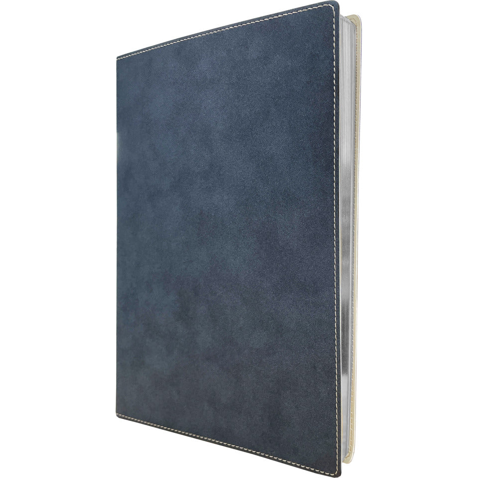 Notizbuch, 17 x 24 cm, 96 Blatt, kariert, dunkelblau DENKZETTEL R28K-926 DENKZETTEL ALCANTARA R28K-926