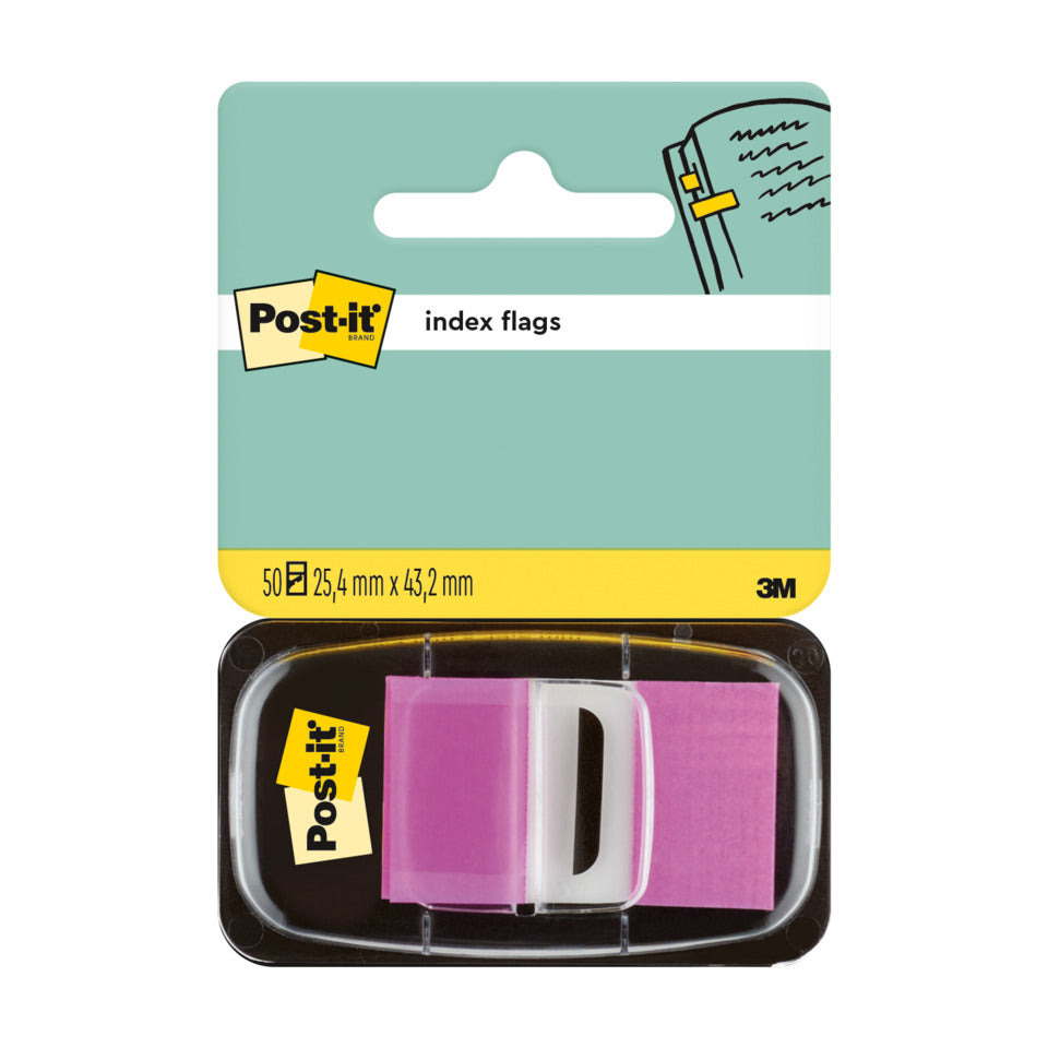 Haftstreifen Index Standard, 25,4x43,2mm, 50 Blatt, lila POST-IT I680-8 POST IT I680-8  50 ST