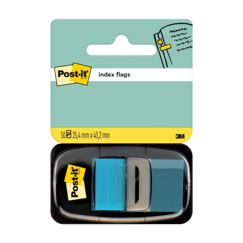 Haftstreifen Index Standard, 25,4x43,2mm, 50 Blatt, türkis POST-IT I680-23 POST IT I680-23  50St