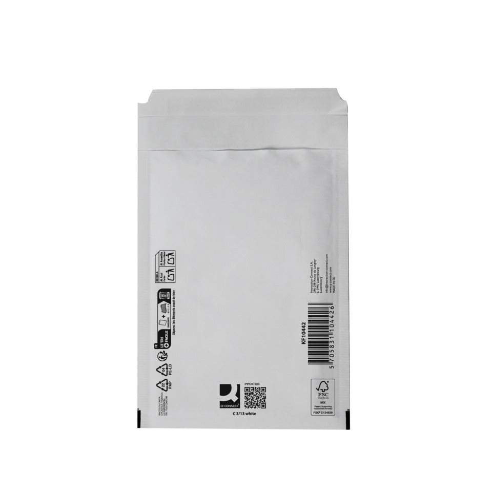 Luftpolstertasche C 3/13, 150 x 215 mm, weiß Q-CONNECT KF10442 Q-CONNECT KF10442 Innengr.150x215mm