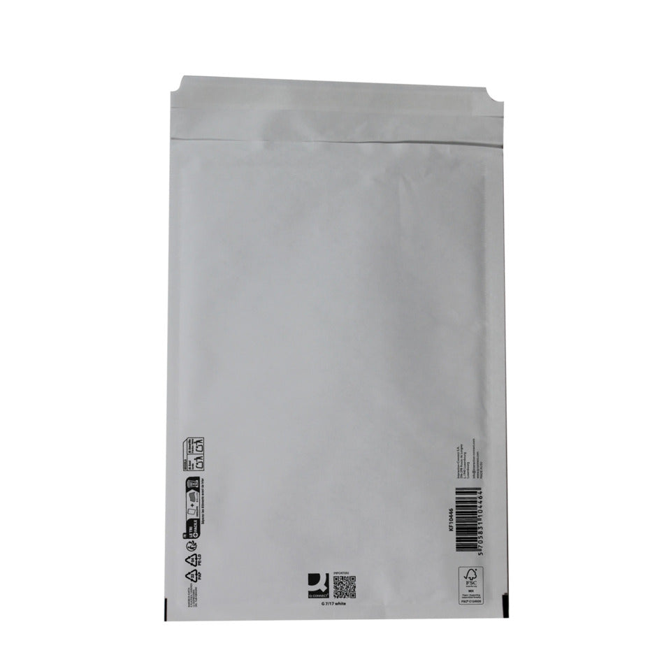 Luftpolstertasche G 7/17 für A4, 230 x 340 mm, weiß Q-CONNECT KF10446 Q-CONNECT KF10446 Innengr.230x340mm