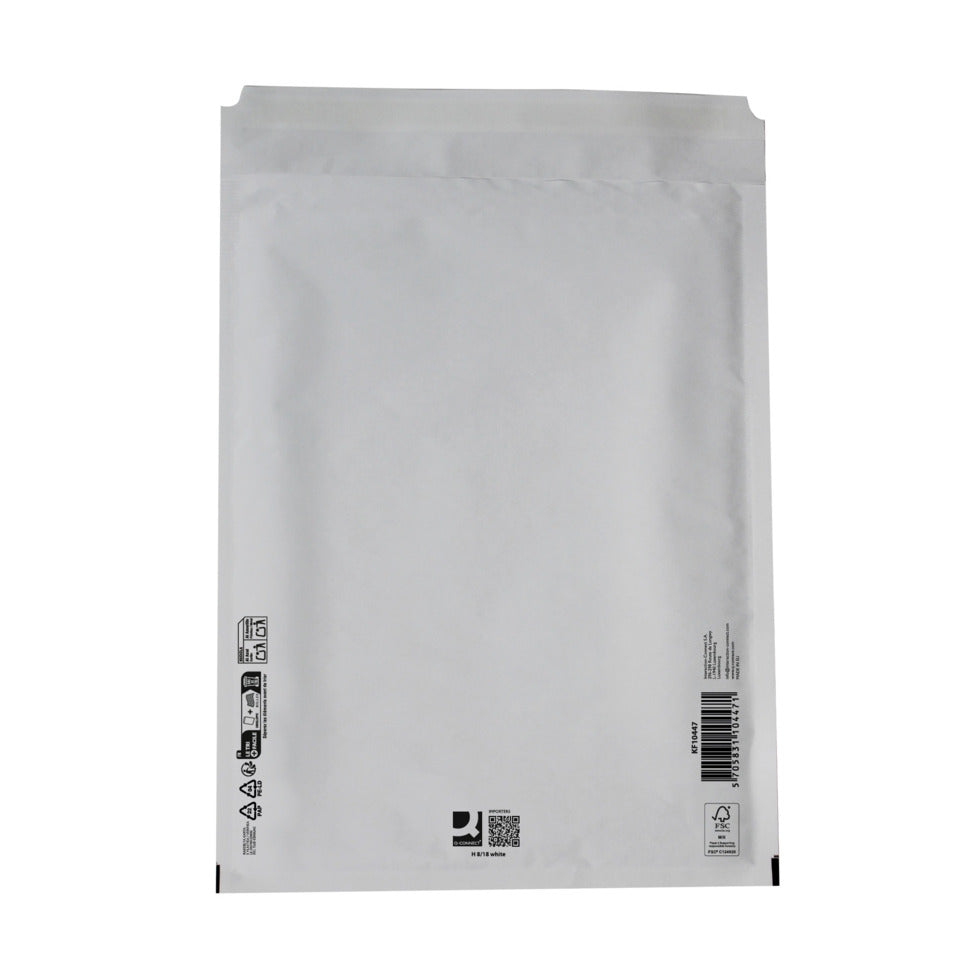 Luftpolstertasche H 8/18, 270 x 360 mm, weiß Q-CONNECT KF10447 Q-CONNECT KF10447 Innengr.270x360mm