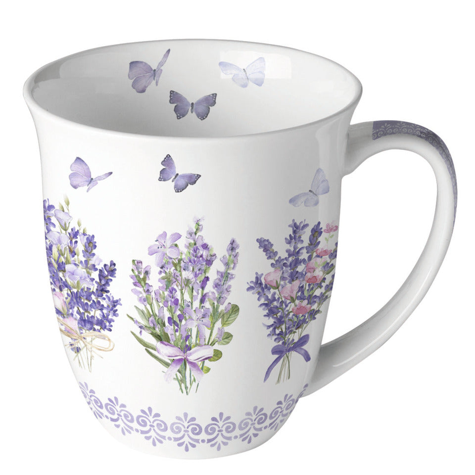 Kaffeebecher Schöner Lavendel, 0,4 l AMBIENTE 18419735