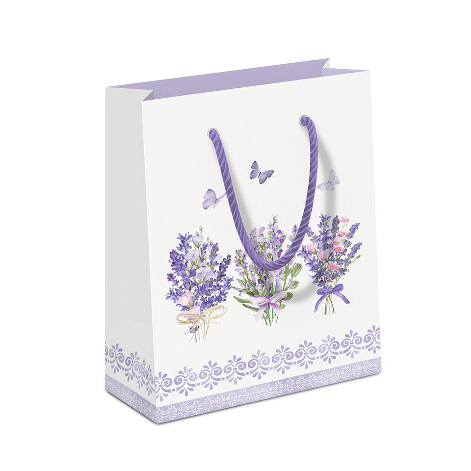 Geschenktragetasche Schöner Lavedel, 22,5 x 17 x 9 cm AMBIENTE 11219735