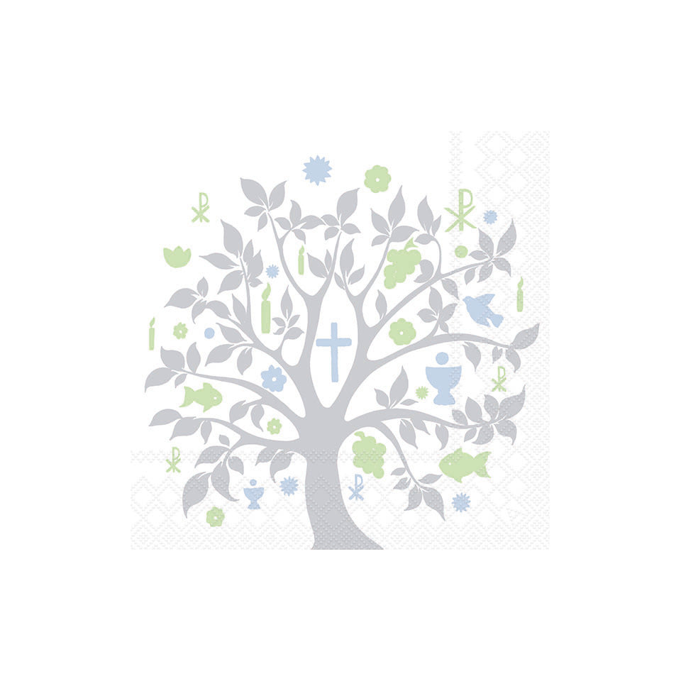 Motivserviette Kommunion Symbole, 33 x 33 cm, 3-lagig, 20 Stück AMBIENTE 13309235 AMBIENTE 13309235 20ST