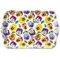 Tablett Stiefmütterchen, 13 x 21 cm AMBIENTE 13720360
