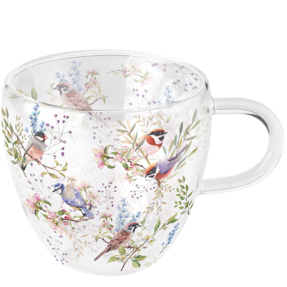Teeglas Fleißige Vögel, 0,2 l AMBIENTE 14420390