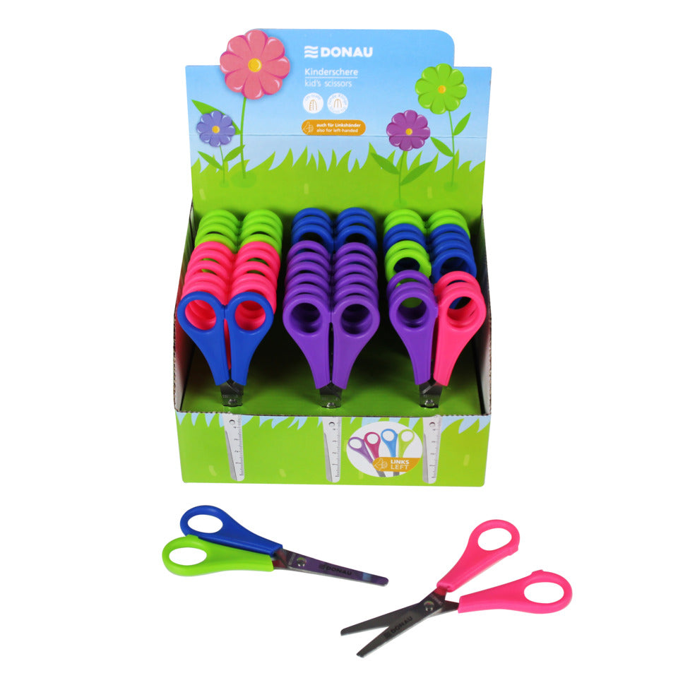 Bastelschere, rund, 13 cm, sortiert DONAU 7922102-99 DONAU 7930100-99 13cm/rund