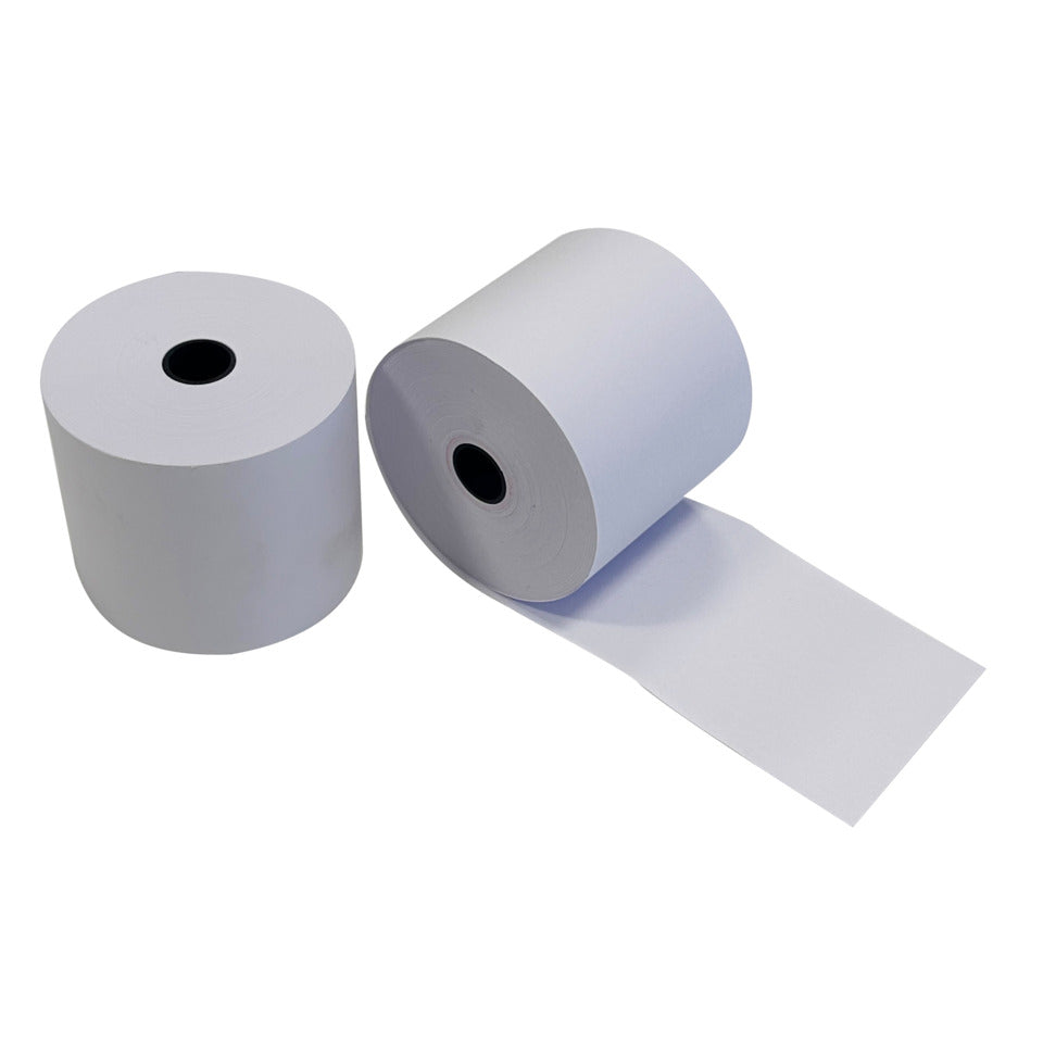 Thermorolle, 58-64-12 mm, 50 m, 55g/m², 5 Stück, weiß Q-CONNECT KF19216 Q-CONNECT KF19216 50m 55g