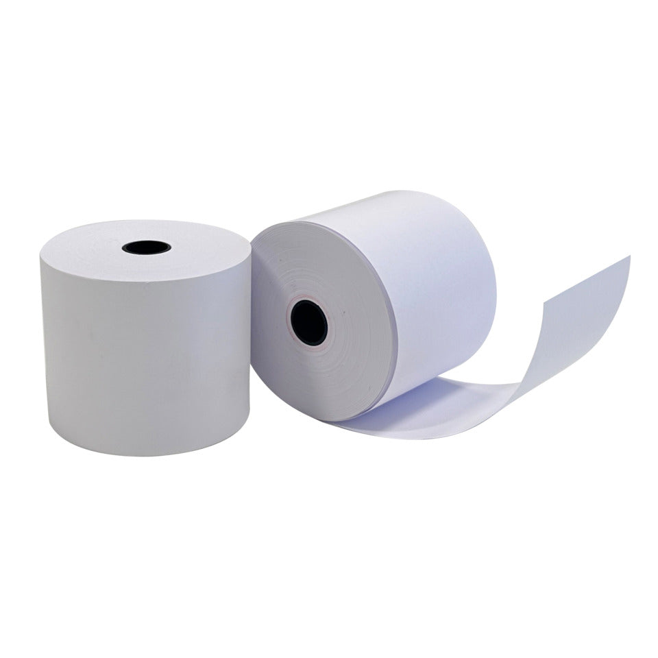 Additionsrolle Standardpapier, 76-80-12 mm, 60 m, 60g/m², 5 Stück, weiß Q-CONNECT KF19277 Q-CONNECT KF19277 60m 60g Stand.Pap