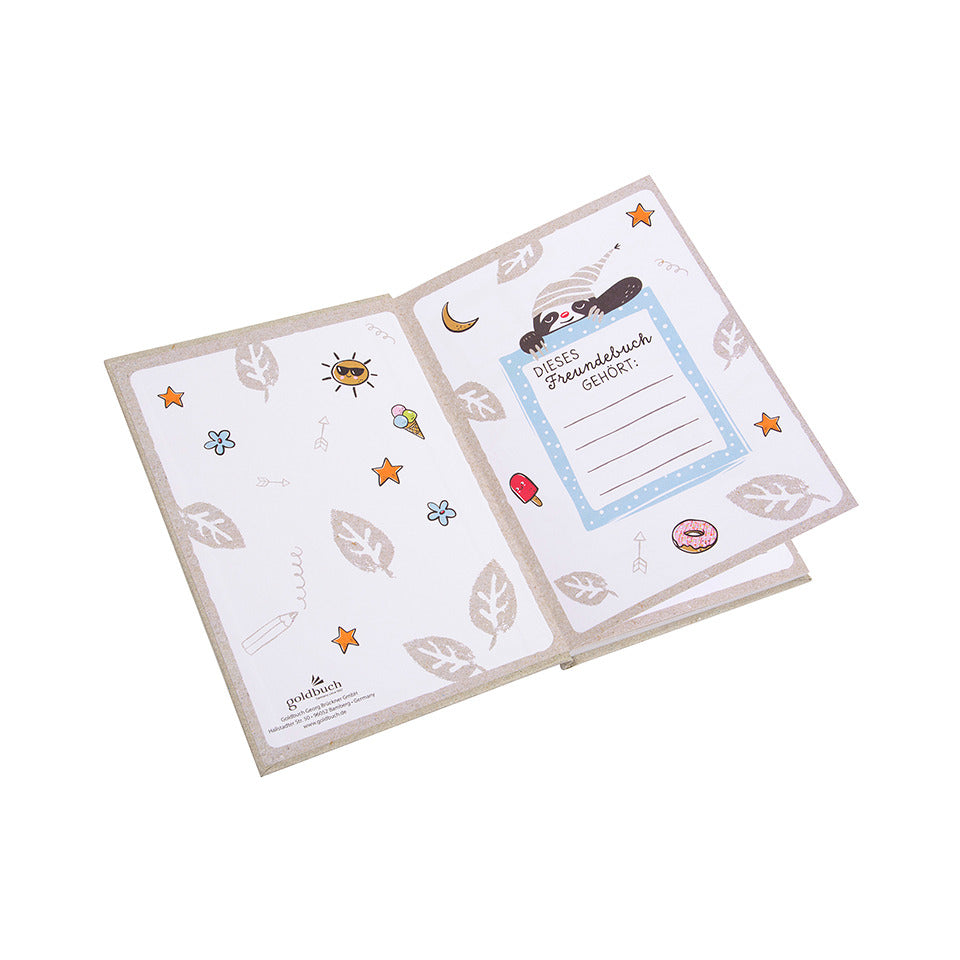 Freundebuch HAPPYlife Faultier, A5 GOLDBUCH 43580 GOLDBUCH 43580 15x21cm