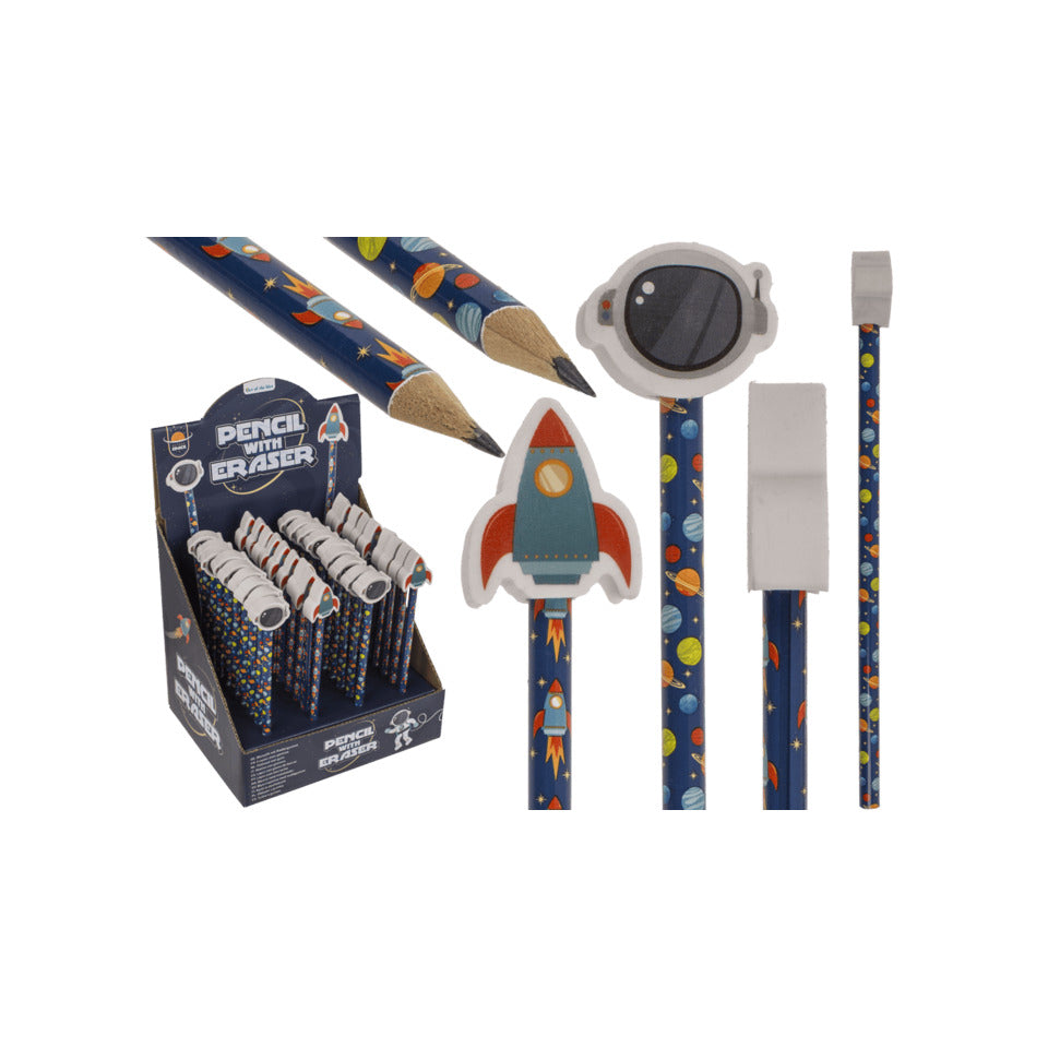 Bleistift sortiert mit Radierer Space OUT OF THE BLUE 29/2772 OOTB 29/2772