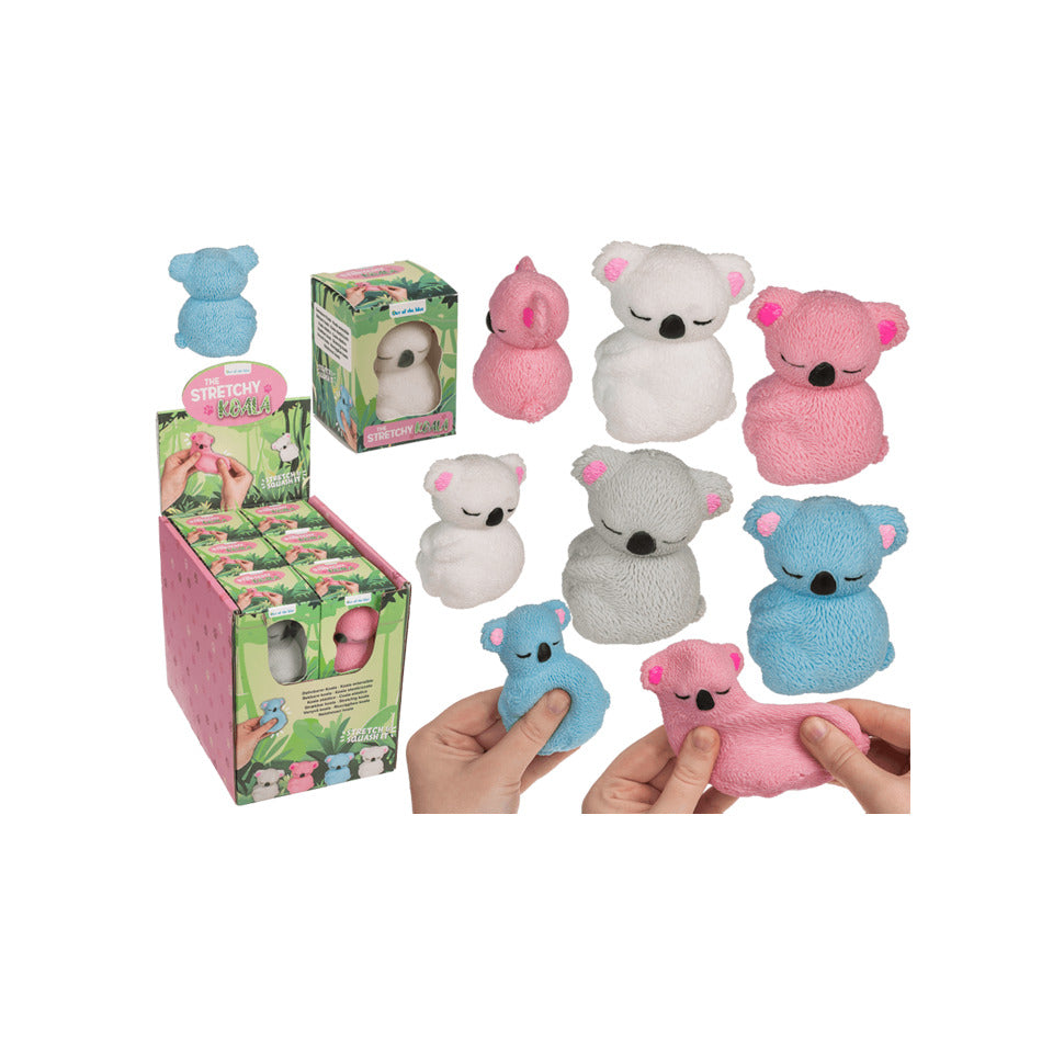 Stretch-Figur Koala, 7,5 cm, sortiert OUT OF THE BLUE 59/2214 OOTB 59/2214 7,5cm
