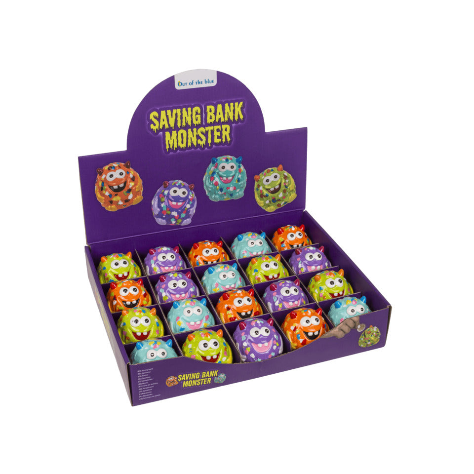 Spardose Monster 6x6cm Keramik sortiert  ~~OEM~ OUT OF THE BLUE 78/5896 OOTB 78/5896 6x6cm Keramik
