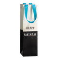 Flaschentragetasche Geburtstag, 36 x 10,5 x 10,5 cm, creme/schwarz ZÖWIE 70010 13755 ZÖWIE 70010 13755 36x10,5x10,5cm