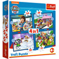 Puzzle 4 in 1 Paw Patrol, 35/48/54/70 Teile TREFL 34650 TREFL 34650 35,48,54,70 Teile