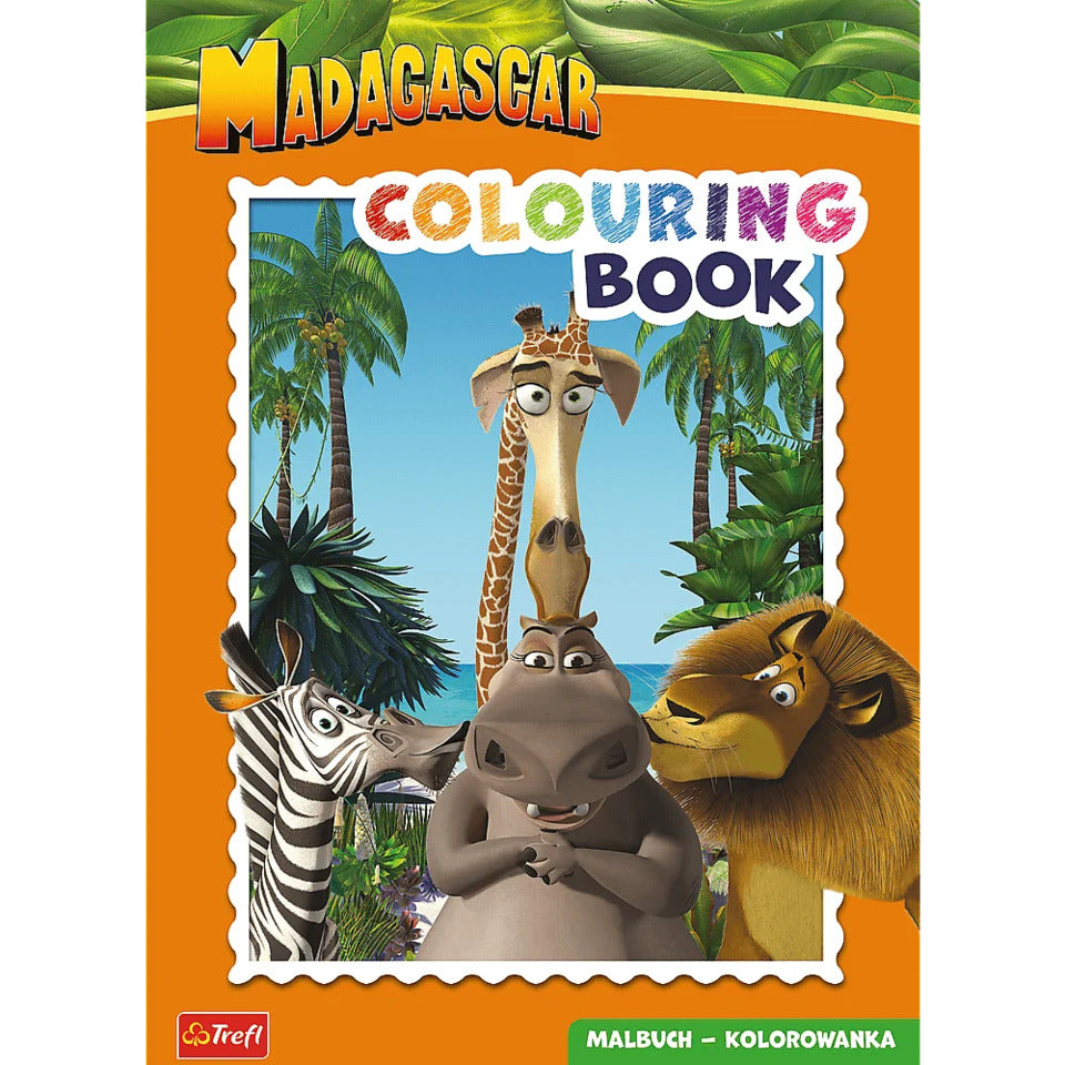 Malbuch Madagascar, A4, 24 Seiten TREFL KS08470 TREFL KS08470 24Seiten