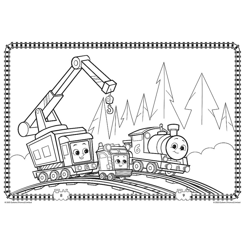 Malbuch Thomas die Lokomotive, A4, 24 Seiten TREFL KS08483 TREFL KS08483 24Seiten
