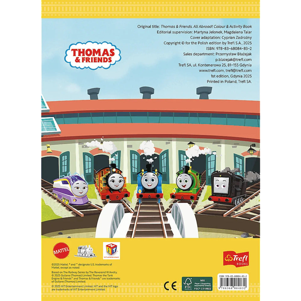Malbuch Thomas die Lokomotive, A4, 24 Seiten TREFL KS08483 TREFL KS08483 24Seiten