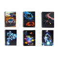 Spiralnotizbuch Space & Speed, 9,3 x 13,5 cm, 50 Blatt, liniert DONAU 1320104-99 DONAU 1320104-99 Display