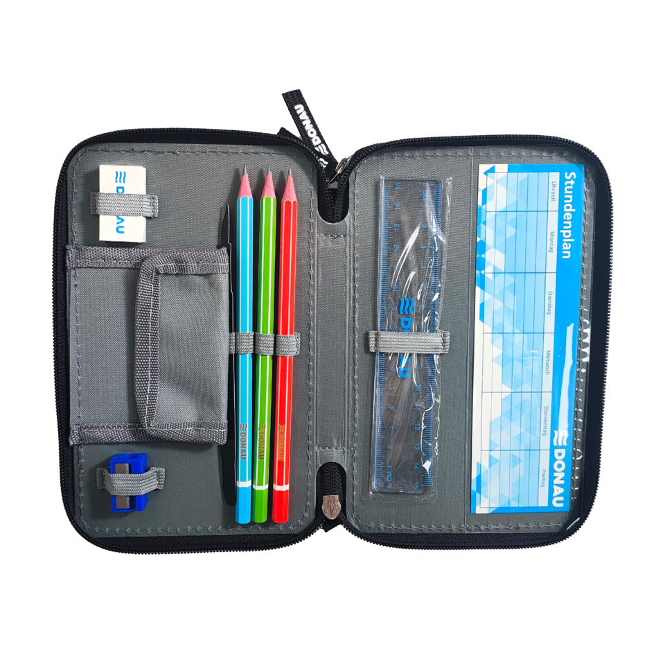 Schüleretui Tiger, 3-Stock, gefüllt DONAU 6776100-26 DONAU 6776100-26 gefüllt 3-Stock