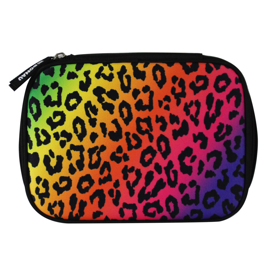 Schüleretui Neon Safari Leopard oval, 23 x 17 x 6 cm DONAU 6778100-91 DONAU 6778100-91 oval