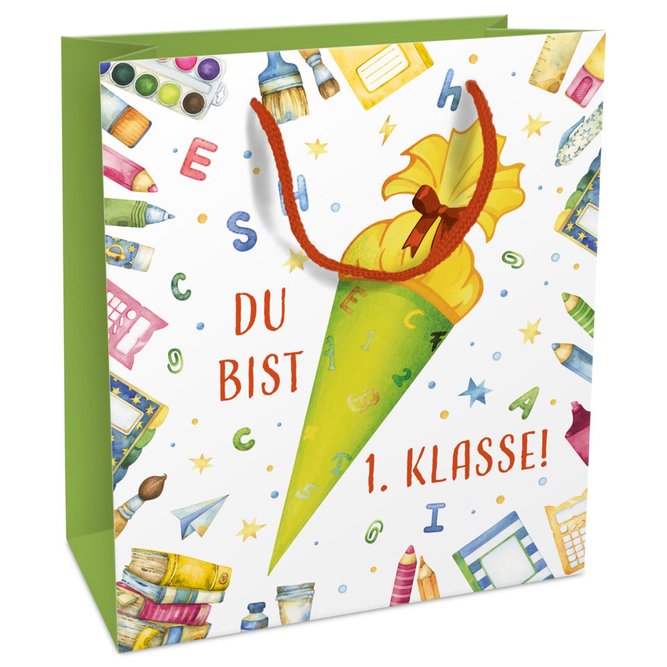 Geschenktragetasche Schultüte, 21 x 18 x 8 cm BRAUN+COMPANY 1502-25453 BRAUN+COMPANY 1502-25453 21x18x8cm