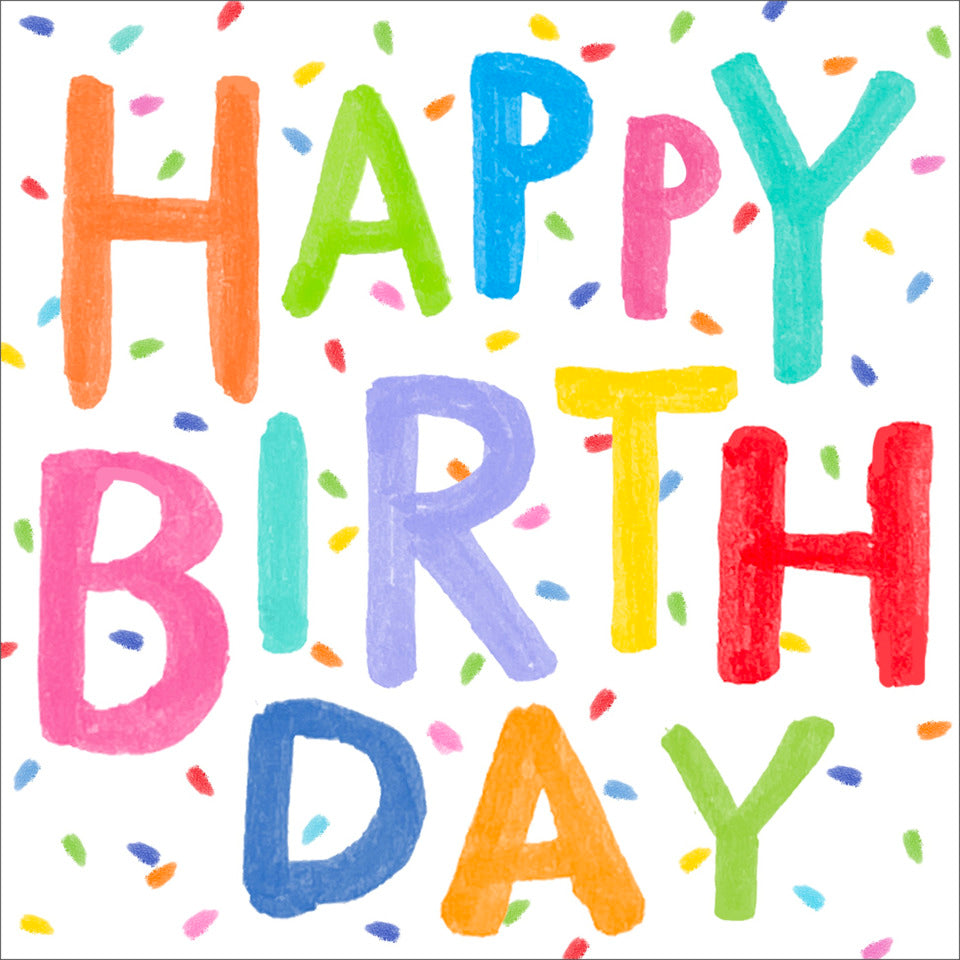Motivserviette Geburtstag, 33 x 33 cm 3-lagig, 20 Stück ATELIER 1211-26017 ATELIER 1211-26017 3lagig