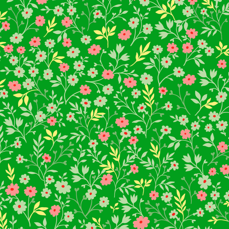 Motivserviette, Flowers green, 25 x 25 cm, 3-lagig, 20 Stück AVANTGARDE 1209-26031 AVANTGARDE 1209-26031 3lagig