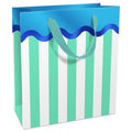 Geschenktragetasche Adria, 21 x 18 x 8 cm, weiß/azurblau BRAUN+COMPANY 1592-26422 BRAUN+COMPANY 1592-26422 21x18x8cm