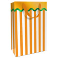 Geschenktragetasche Adria, 36 x 26 x 13 cm, weiß/orange BRAUN+COMPANY 1593-26423 BRAUN+COMPANY 1593-26423 36x26x13cm