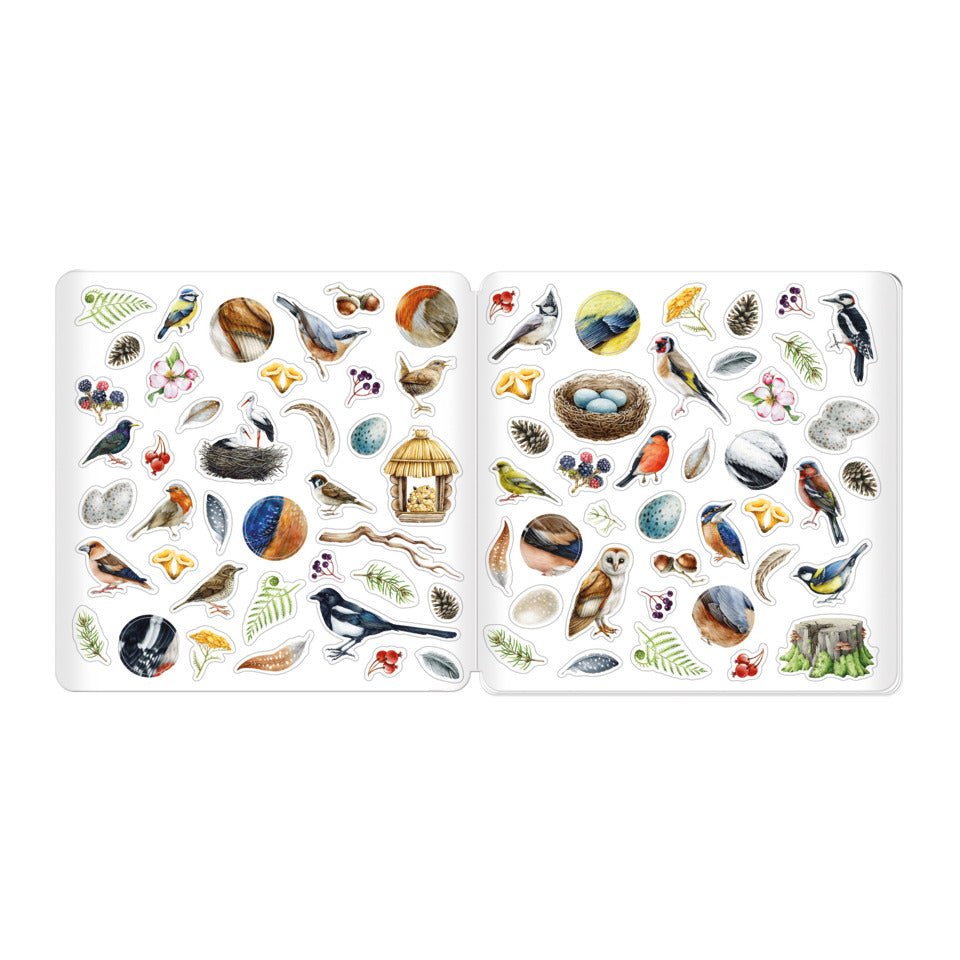 Stickermalbuch Unsere Vogelwelt mit Stickern. 21 x 21 cm TRÖTSCH 20551 TRÖTSCH 20551 21x21cm