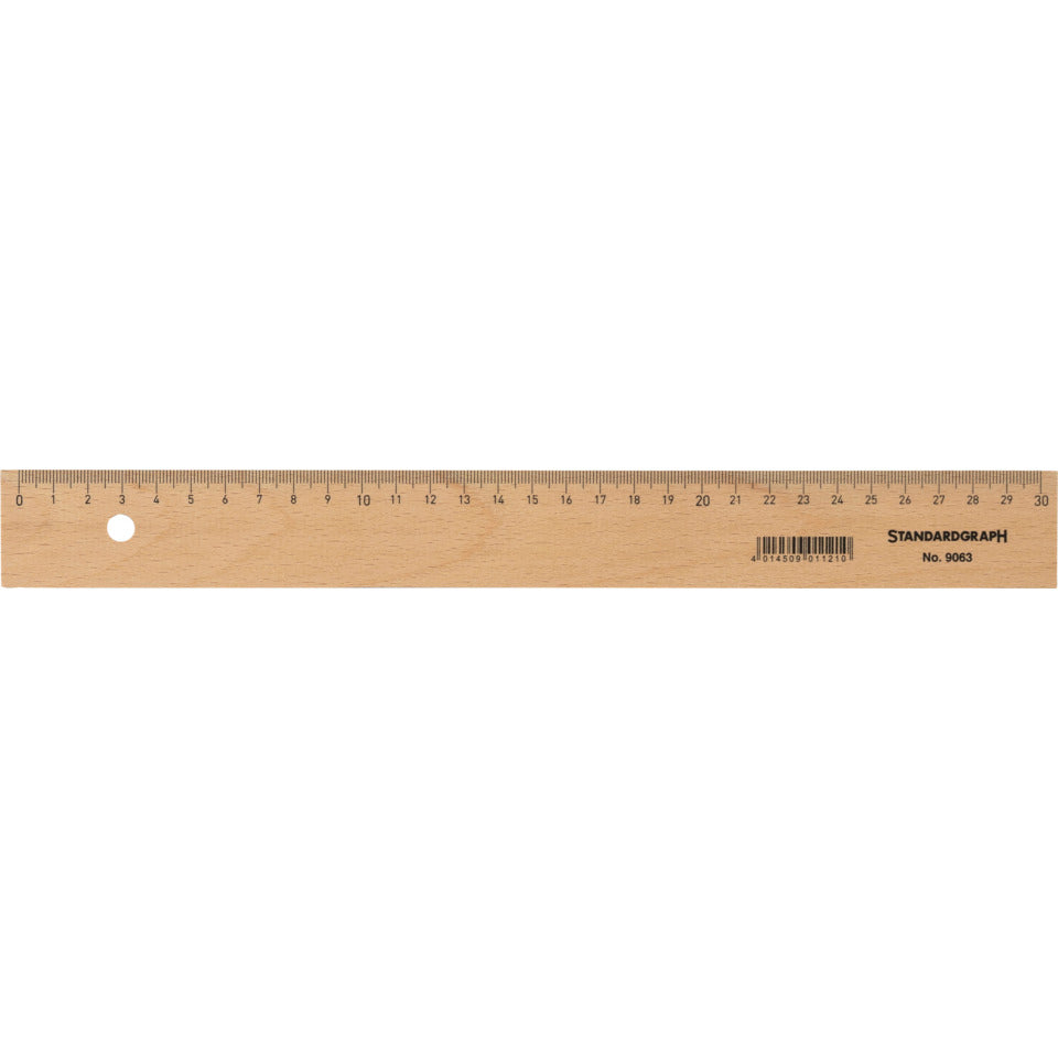 Holzlineal, 30cm M+R 719300000 M+R 719300000/9063