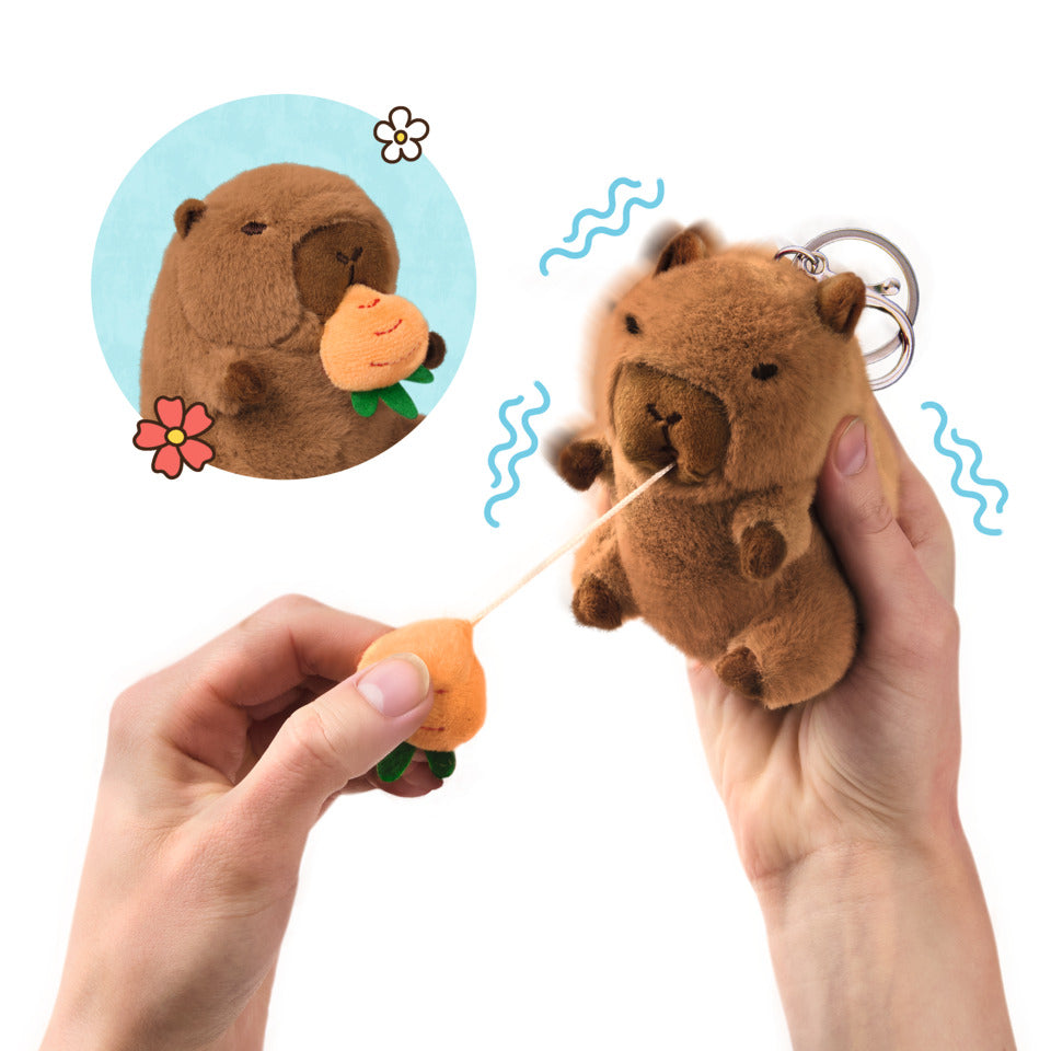 Aufziehfigur m.Frucht Capybara Happy Spring TRENDHAUS 967374 TRENDHAUS 967374 Happy Spring