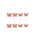Aufhänger Schmetterling, 5 x 4 cm, Sperrholz, bunt  681120000998 681120000998 5x4cm 8cm Hänger