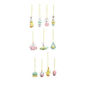 Osterbehang, 14 x 2 x 15 cm, Schimaholz, 11 Stück, bunt  681144000998 681144000998 14x2x15cm
