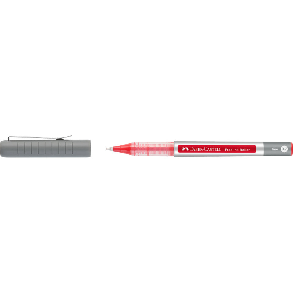 Tintenroller F Free Ink Fine, 0,7 mm, rot FABER CASTELL 348121 FABER-CASTELL 348121