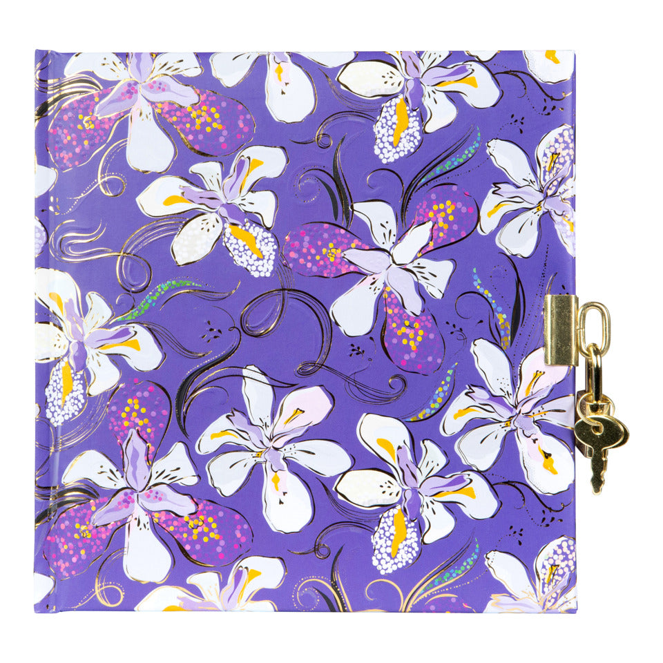 Tagebuch Orchid Mood purple, 16,5 x 16,5 cm TURNOWSKY 44 773 TURNOWSKY 44 773 16,5x16,5cm