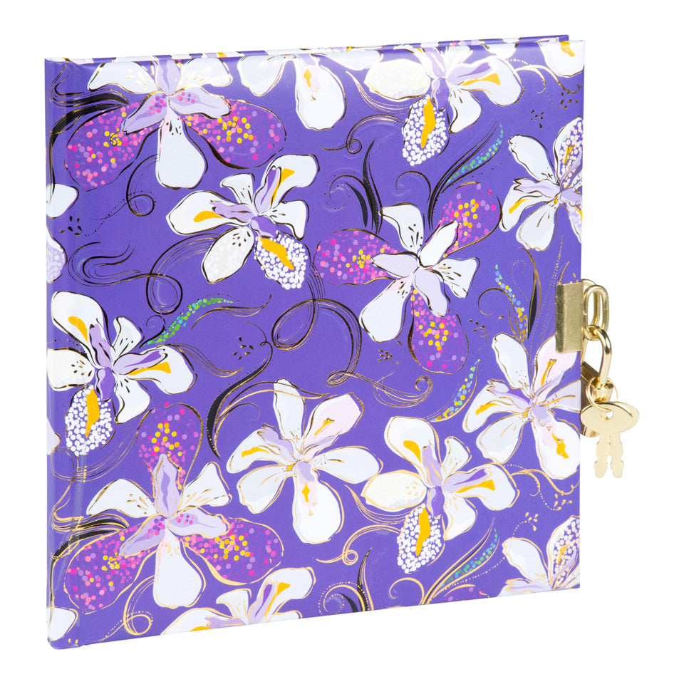 Tagebuch Orchid Mood purple, 16,5 x 16,5 cm TURNOWSKY 44 773 TURNOWSKY 44 773 16,5x16,5cm