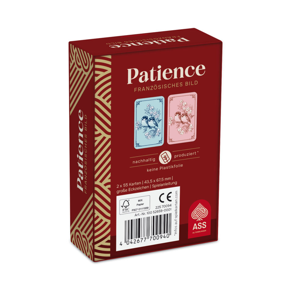 Patience - große Eckzeichen ASS 10052659-0001 ASS 10052659-0001 große Eckzeichen