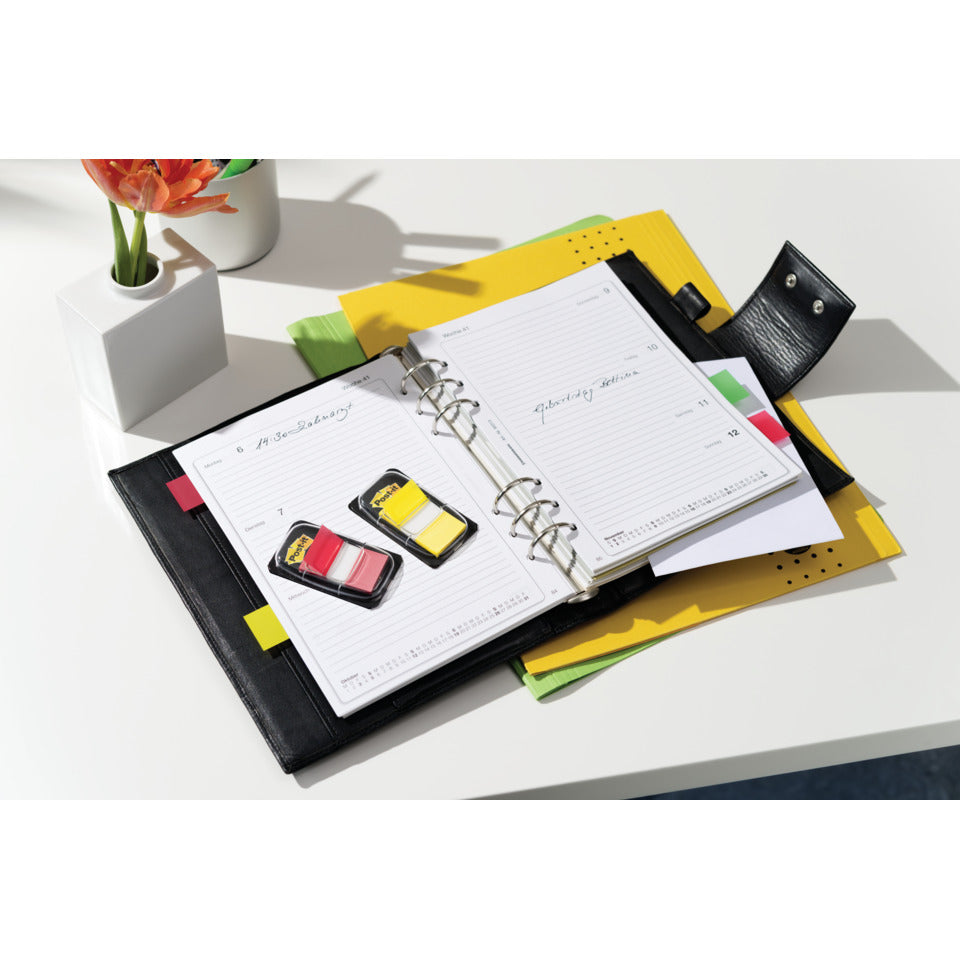 Index Standard, 50 Haftstreifen, 25,4 x 43,2 mm, orange, 2 Spender POST-IT 680-OE2 POST-IT 680-OE2 Index Folie